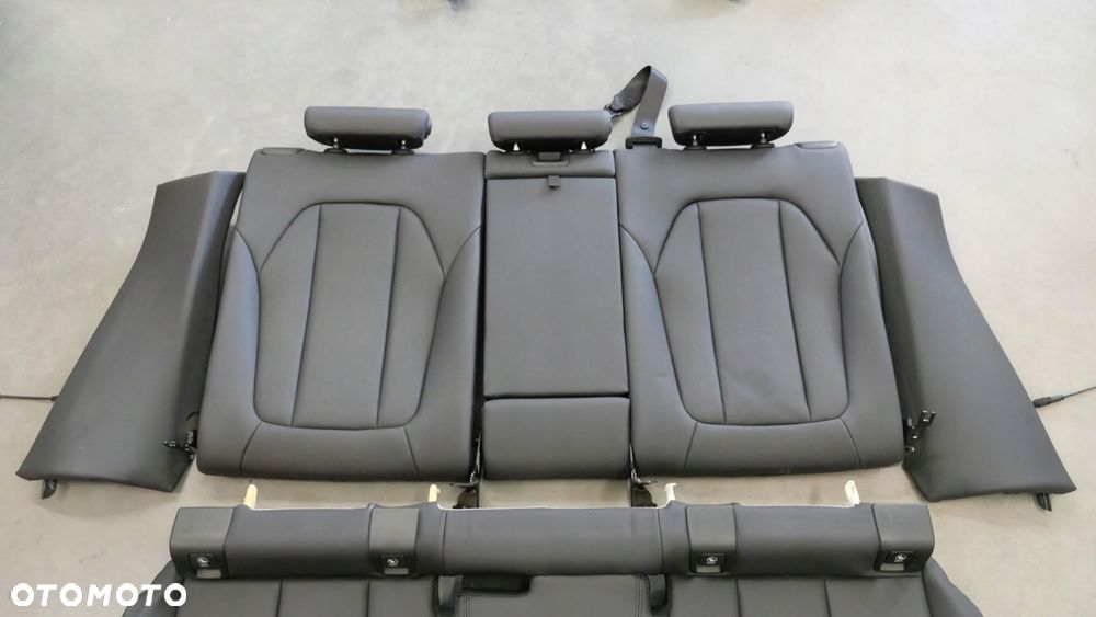bmw x3 g01 tapicerka kanapa tylna leatherette czarna ekoskóra k8sw - 5