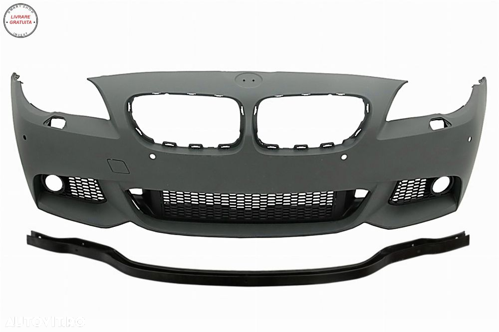 Bara Fata cu Praguri Laterale si Grile Centrale BMW Seria 5 F10 F11 (07.2010-2013)- livrare gratuita - 6