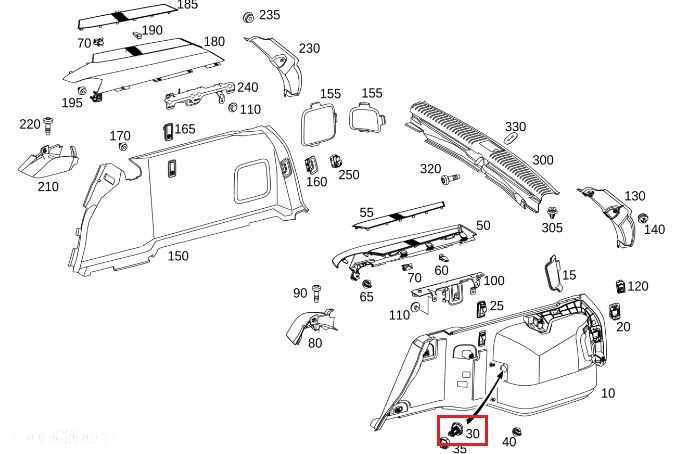 MERCEDES Wtyk gniazda zapalniczki 12V ORYGINAL - 2