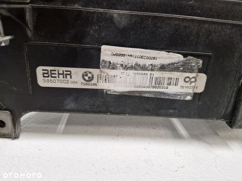 bmw x5 e70 4.4 b kierownica powietrza obudowa chłodnicy lewa 7586546 7169415 - 5