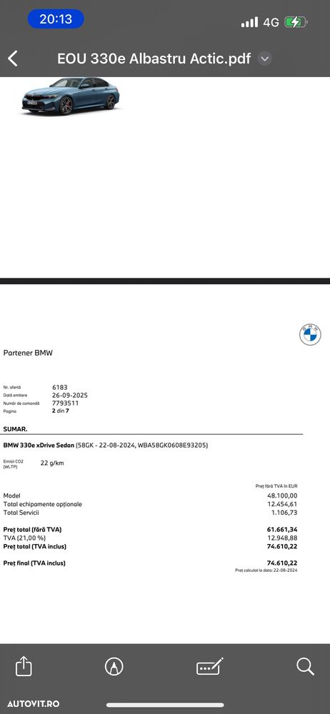 BMW Seria 3 330e xDrive AT PHEV - 35