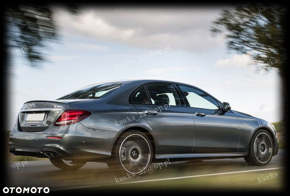 MERCEDES W213 SPOILER LOTKA NA KLAPĘ AMG PODKŁAD! - 8