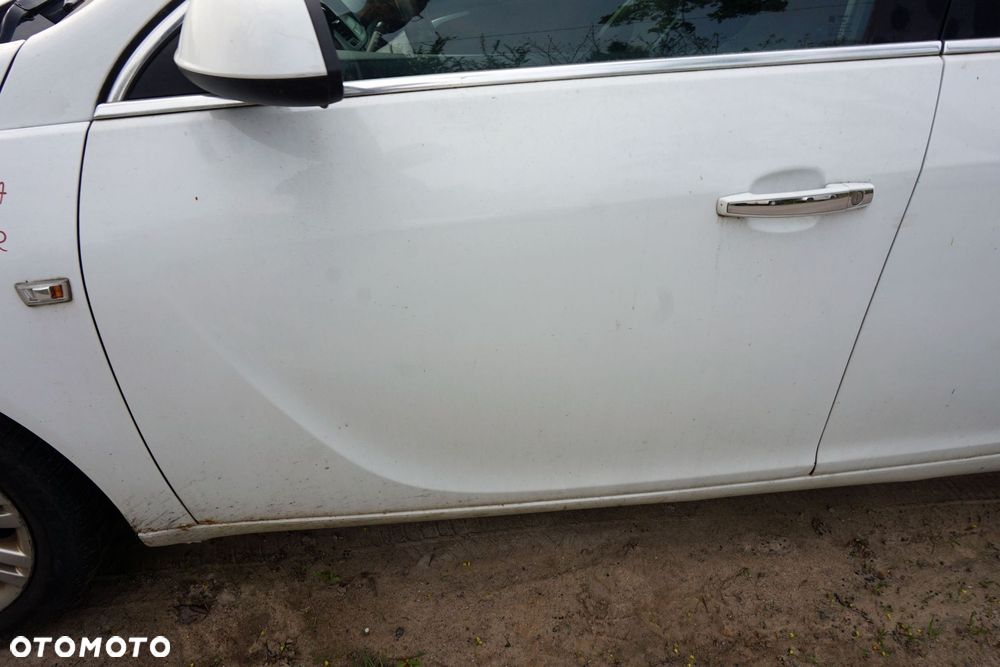 DRZWI PRZEDNIE LEWE INSIGNIA A I KOMBI Z40R  BIAŁY OPEL 2008-2013 - 3