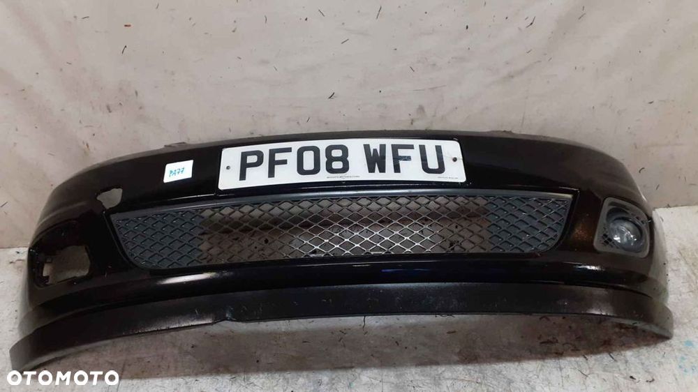 + ZDERZAK PRZÓD PRZEDNI FORD FIESTA MK.6 6 VI LIFT FL D2 CZARNY HALOGENY - 1