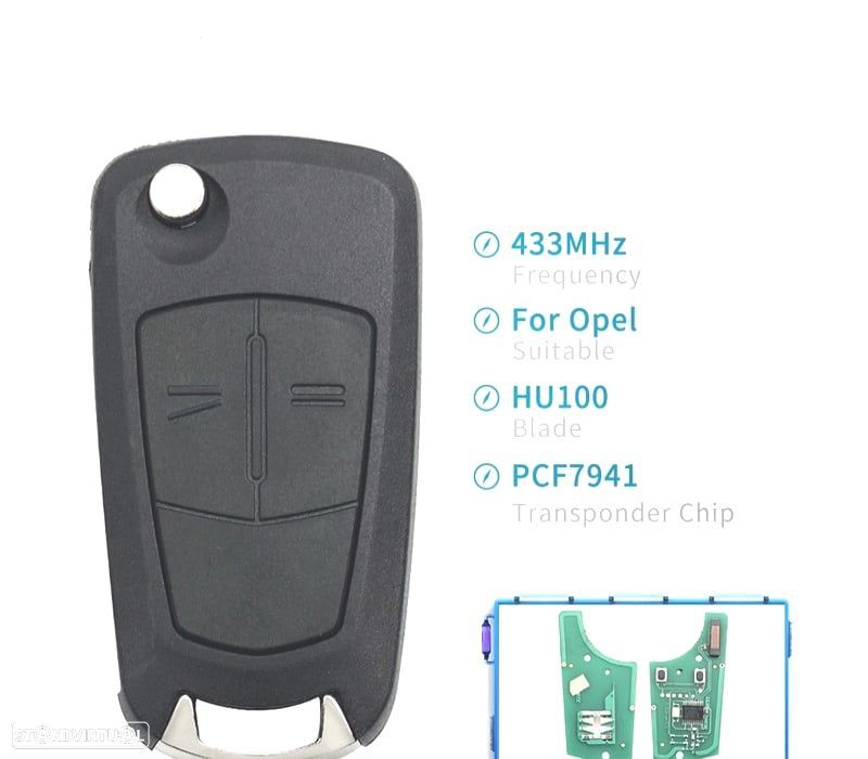 CHAVES COMPLETA PARA OPEL ASTRA H OPEL ZAFIRA B - 1