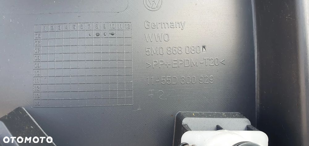 Boczek tapicerka prawy przód przednia prawa VW Golf V Plus - 7
