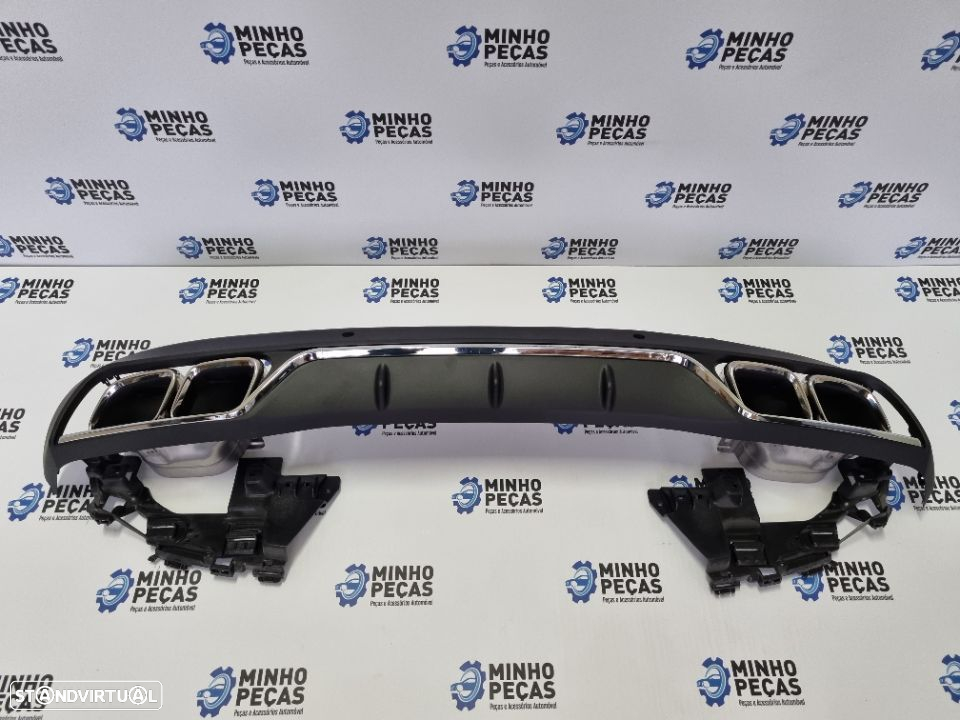 Difusor Traseiro Mercedes Class C (W205) Look C63 (2014-2018) - 5