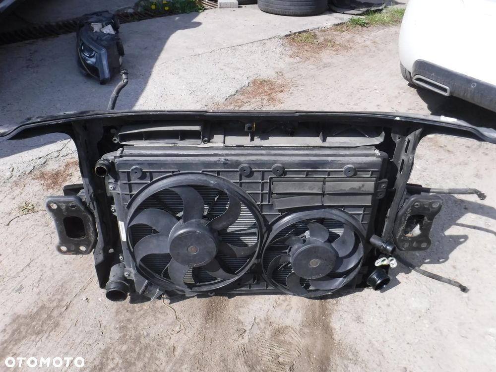 Skoda Superb II 2 LIFT 2.0 TDI CR pas przod wzmocnienie chlodnice kompletny wentylatory belka - 6