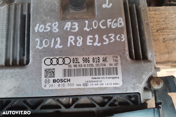 CALCULATOR MOTOR ECU 03L906018AK 03L906018AK Audi A3 8P/8PA [2th face - 2