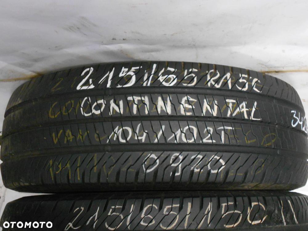 OPONY 215/65R15C CONTINENTAL VAN CONTACT ECO DOT 3420 8MM - 3