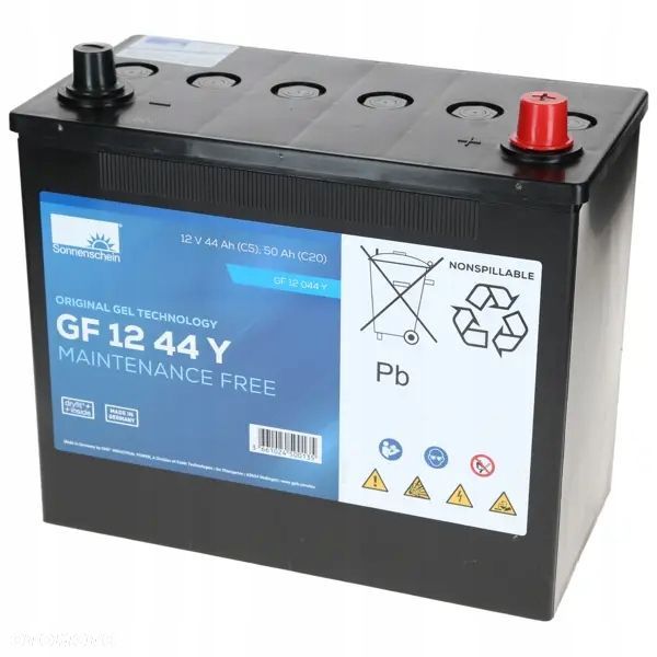 Akumulator Sonnenschein GF12-044Y 12V 50Ah 20h 261x135x230 - 5