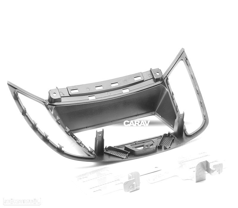 MOLDURA ADAPTADOR PRETO BRILHANTE PARA RADIO 2-DIN PARA FORD C-MAX KUGA ESCAPE CON PANTALLA DE 4.2 - 1