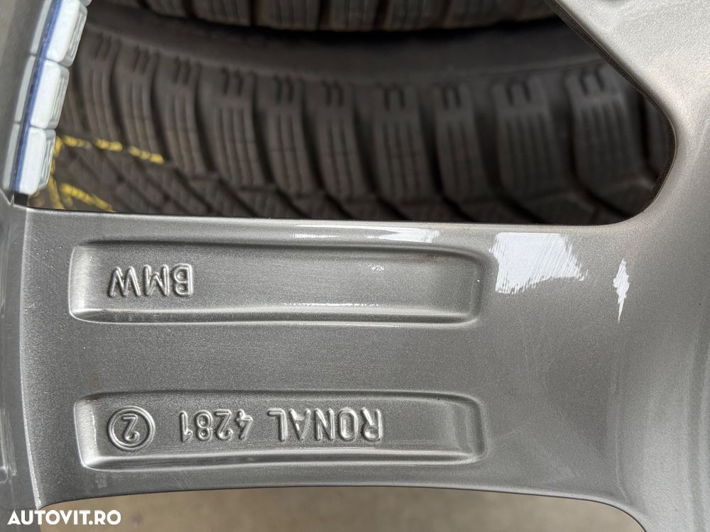 Vând jante originale BMW G05-G06 pe 20” cu anvelope de iarnă noi - 8