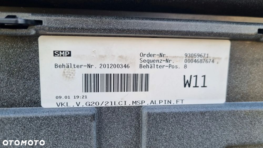 BMW 3 G20 G21 LCI LIFT M-PAKIET 2022- Zderzak przód oryginał MB133 - 13
