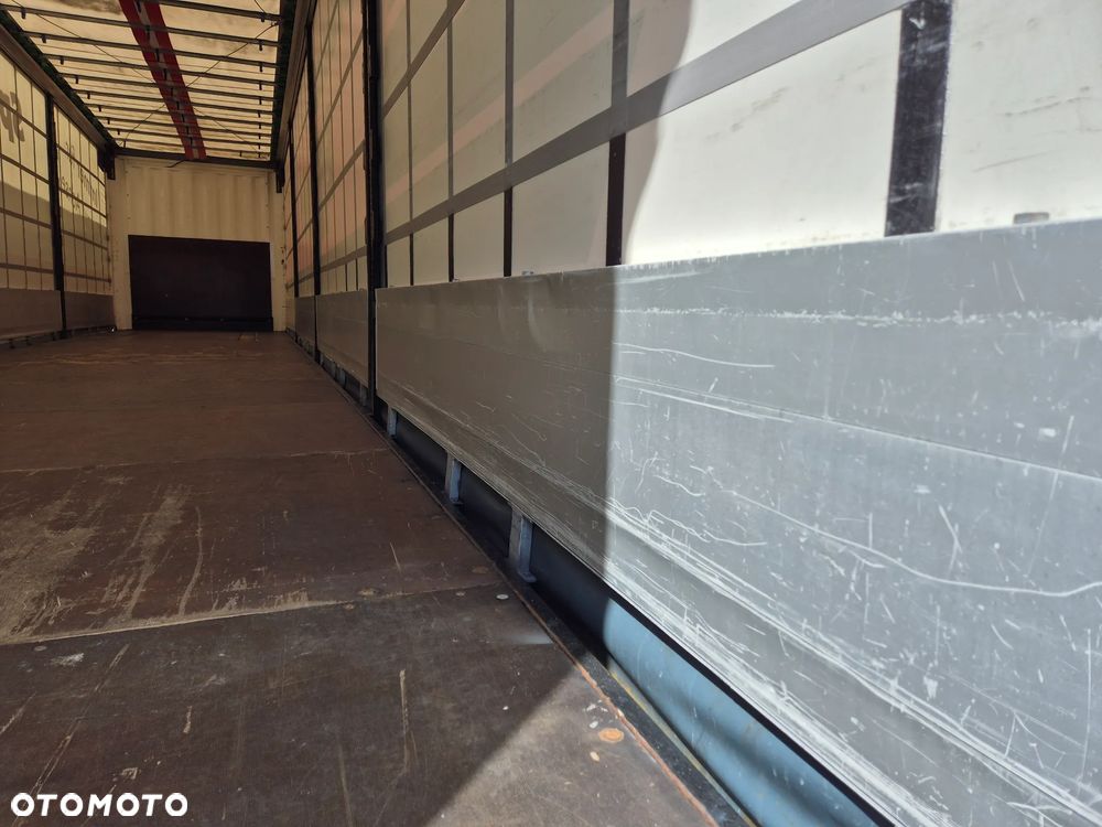 Krone BURTOWA BUDOWLANA VARIOS PÓŁMEGA 385/55 z Niemiec / ALUFELGI / stan bardzo dobry / PODNOSZONA OŚ I DACH / BPW firanka burto-firanka firana burtówka burto firanka - 11