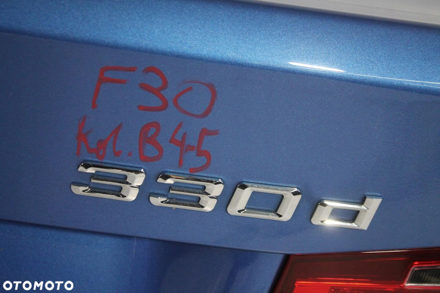 KLAPA BAGAŻNIKA TYŁ TYLNA BMW 3 F30 B45 11-15 - 3