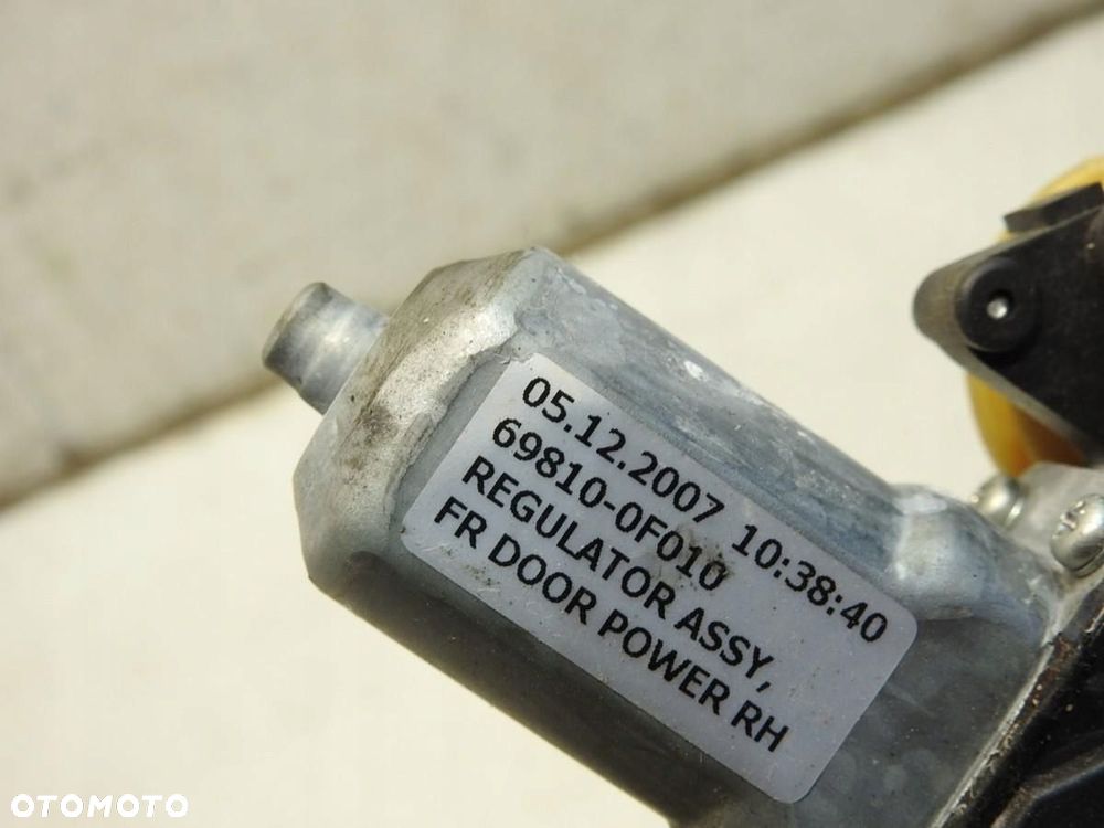 MECHANIZM SZYBY PRAWY PRZÓD TOYOTA COROLLA VERSO II 69810-0F010 - 6