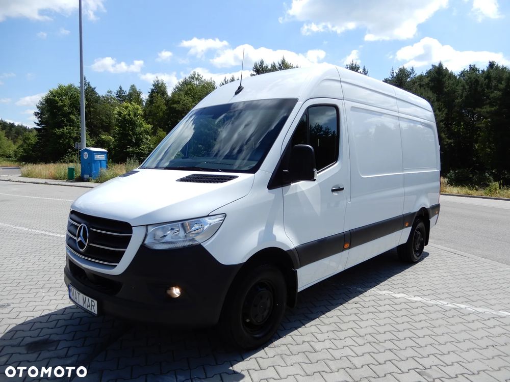 Mercedes-Benz Sprinter 317 CDI 170 Km L2H2 Furgon Blaszak Rozstaw Osi 3665 mm Serwis ASO Stan Jak Nowy UNIKAT - 7