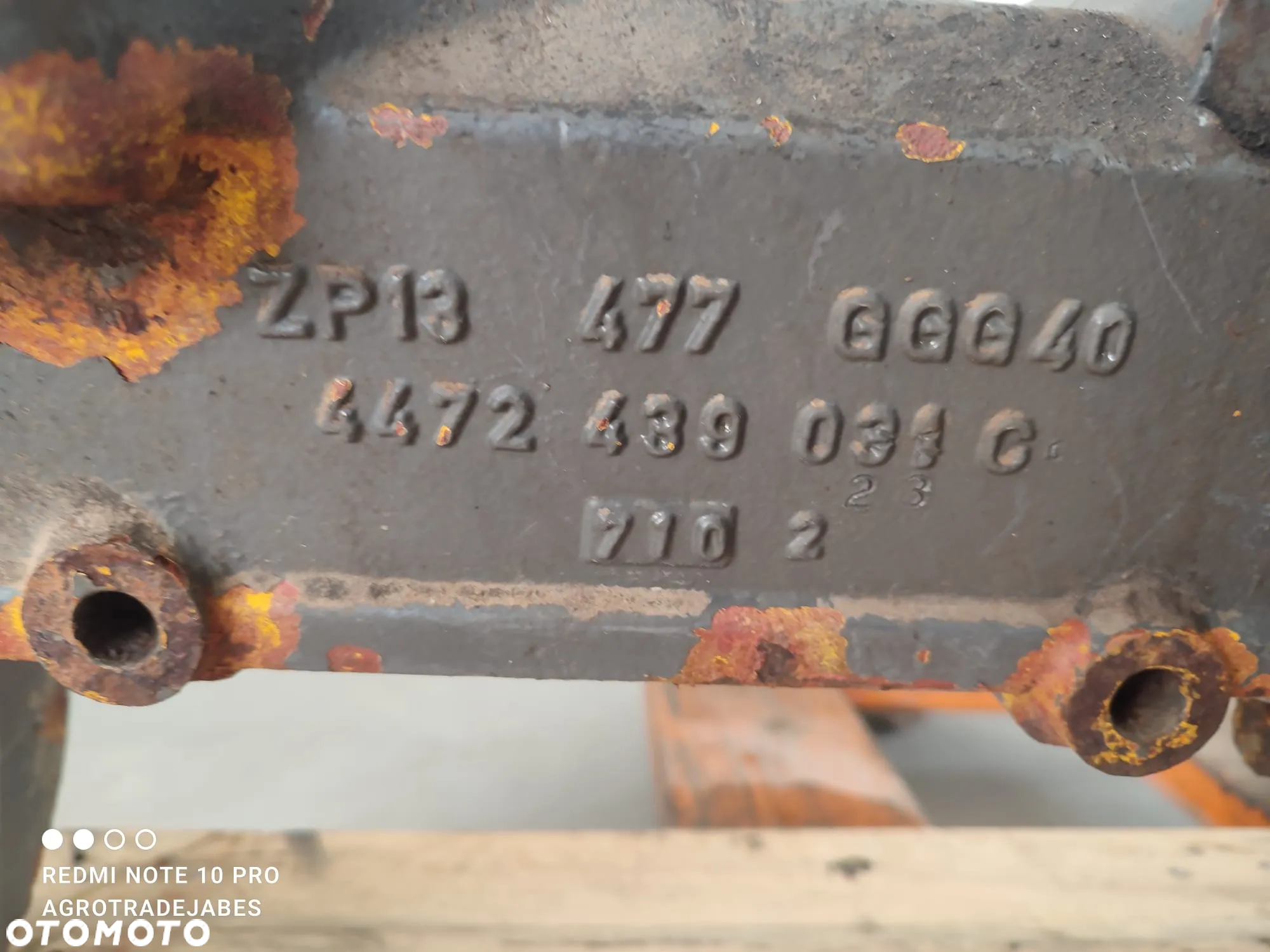 Most napędowy  AV-225  25662 Zettelmeyer ZL602  Tył - 13