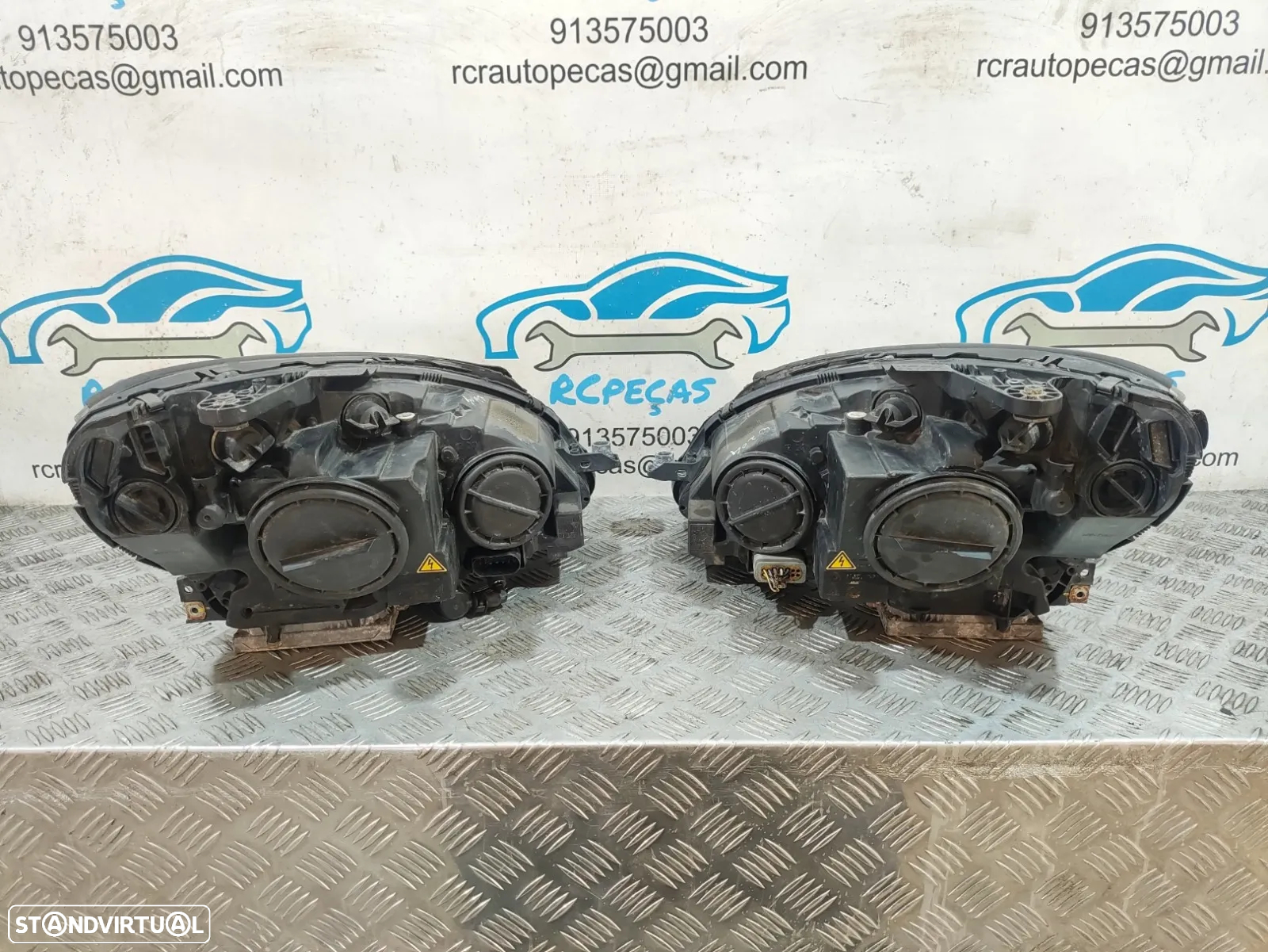 Conjunto Oticas / Farois Xenon Mercedes W204 Class C - A2048203285 | 130732915602 - Esquerda | Direita | Original | Originais - 9