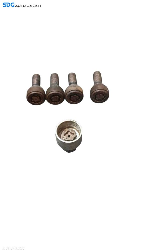 Set Prezoane cu Cheie Antifurt Roti Jante BMW X1 E84 2009 - 2015 [M9297] - 4