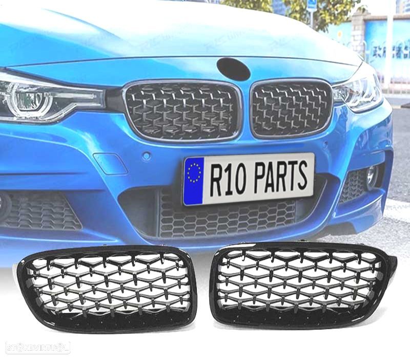 GRELHAS FRONTAIS BMW F30 F31 PRETO - 1
