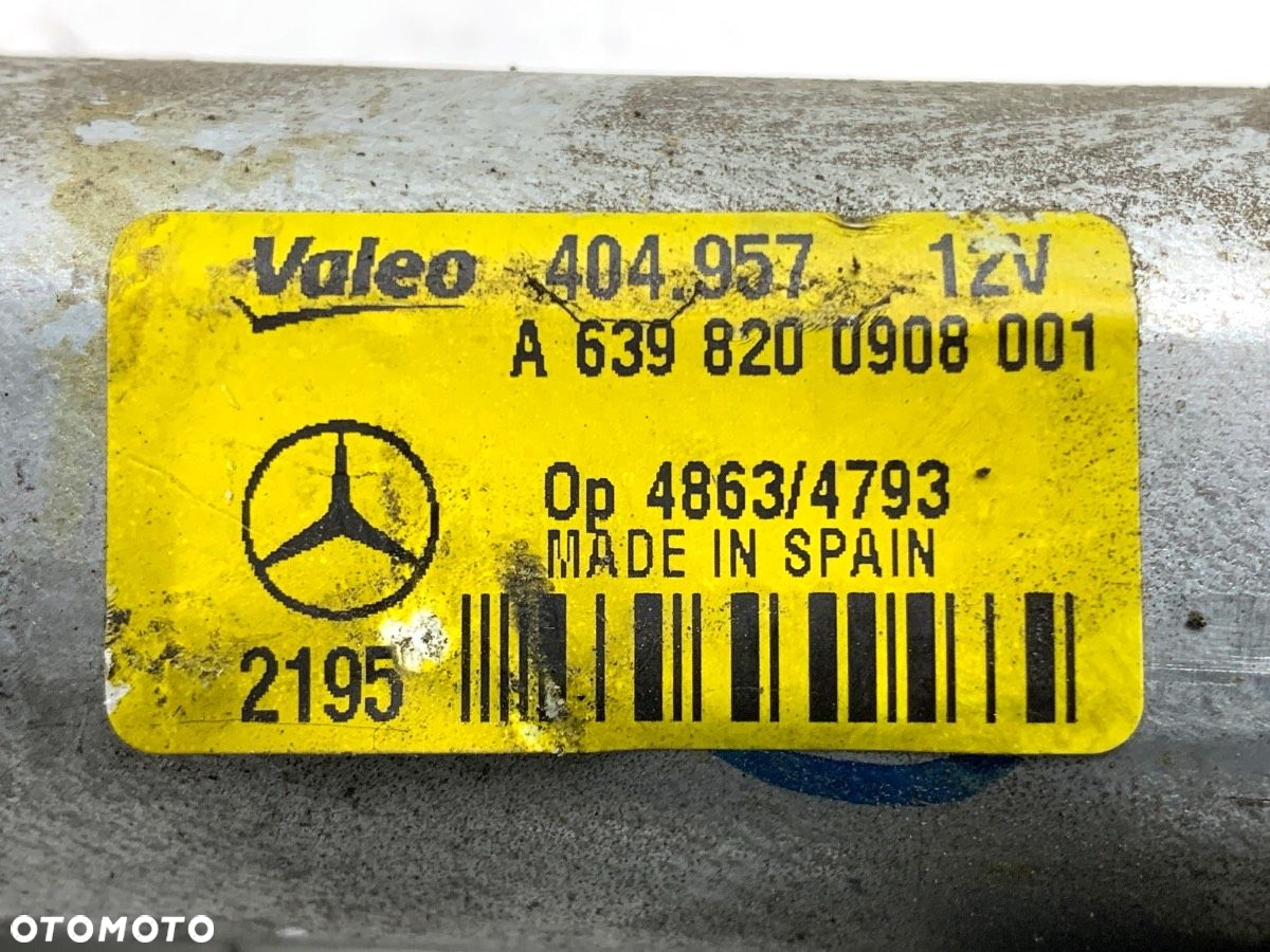 SILNIK WYCIERACZEK TYŁ - 199.00 PLN - MERCEDES-BENZ VITO Autobus (W639) 2003 - 2022 115 CDI - 5
