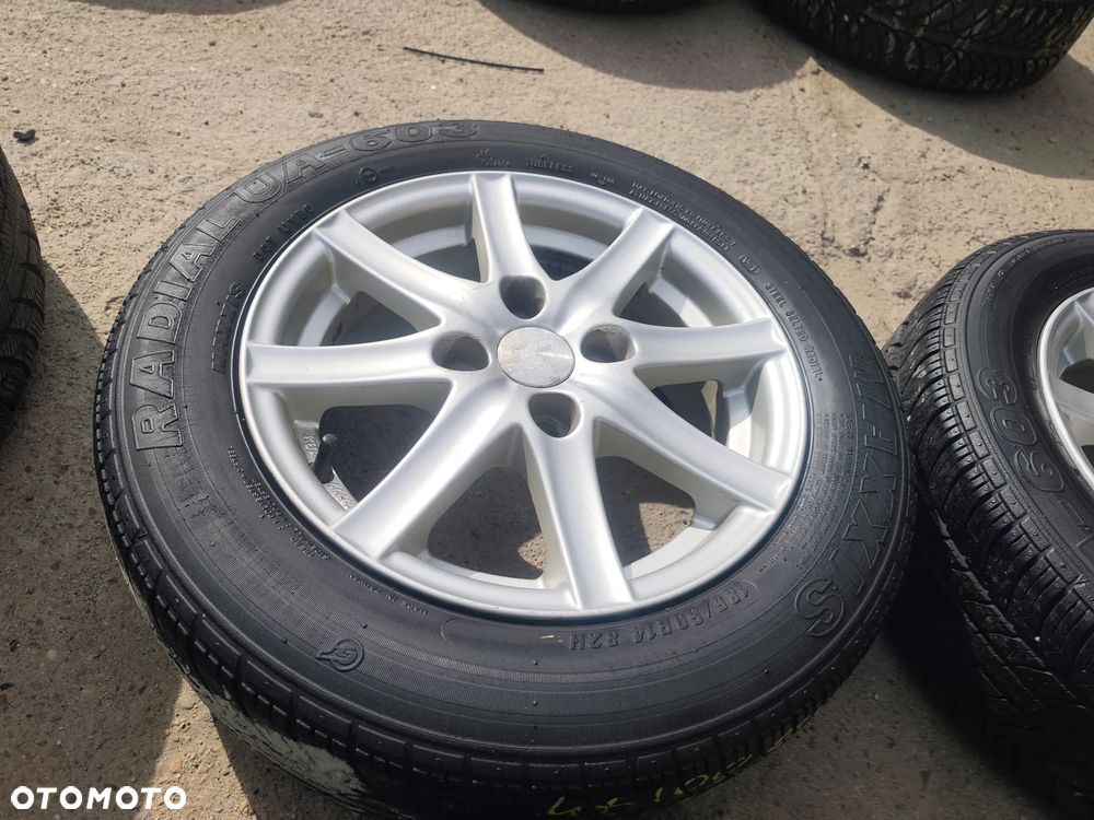 4x100 Felgi Aluminiowe Alufelgi 14 Koła letnie lato Mitsubishi Colt Carisma Lancer Mirage Rover 200 25 400 45 Subaru Justy Toyota Yaris Corolla Suzuki Swift Baleno Liana Ignis Kia Rio Picanto Daihatsu Sirion Charade Hyundai Accent i10 i20 Getz Honda Civic City Jazz Fit PRELUDE Mazda 121 323 Demio Legnica ALU-RAD 165/70 6,5-7mm - 9