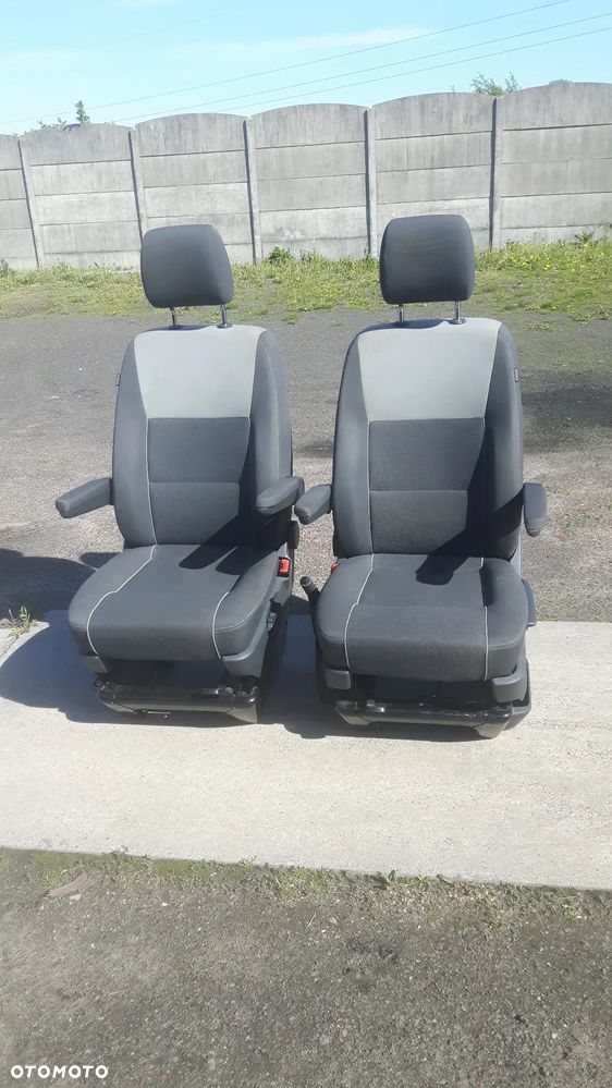 VW T5 LIFT T6 MULTIVAN FOTEL KIEROWCA PASAŻER PRZÓD - 2