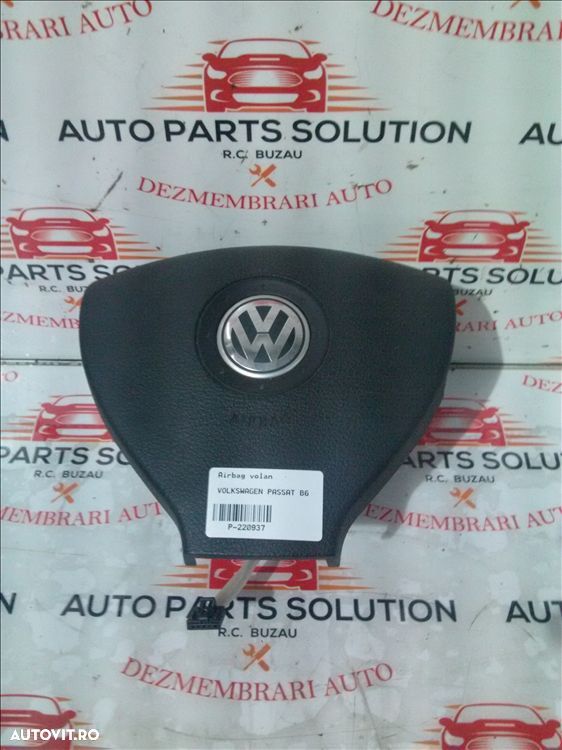 airbag volan volkswagen passat b6 - 1