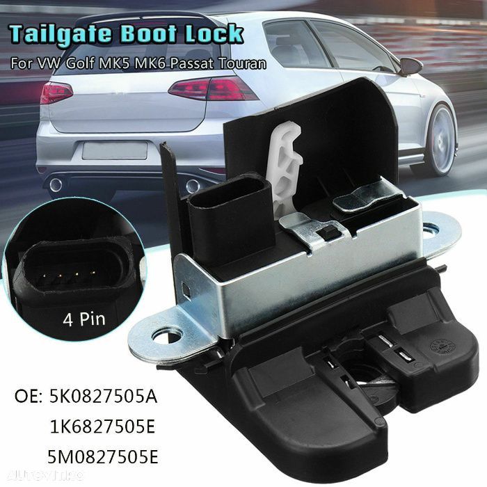 Broasca incuietoare inchidere portbagaj VW Passat Golf Polo Seat Skoda - 1