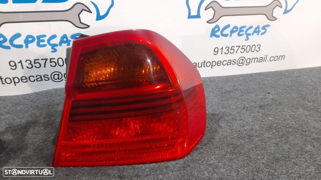FAROLIM FAROLINS ESQUERDO DIREITO BMW SERIE 3 E90 SEDAN CARRO 63216937458 6937458 63216937457 6937457 - 3