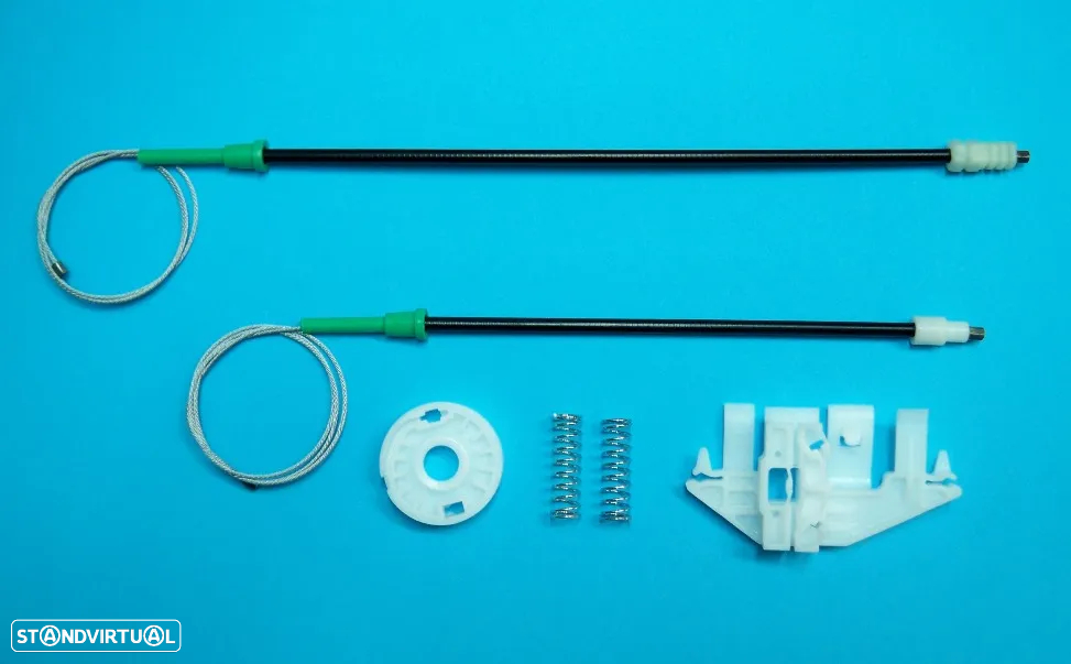 Kit reparação elevador vidros Peugeot  206, 207, 306, 308, 406, 407, 508, 607 - 9