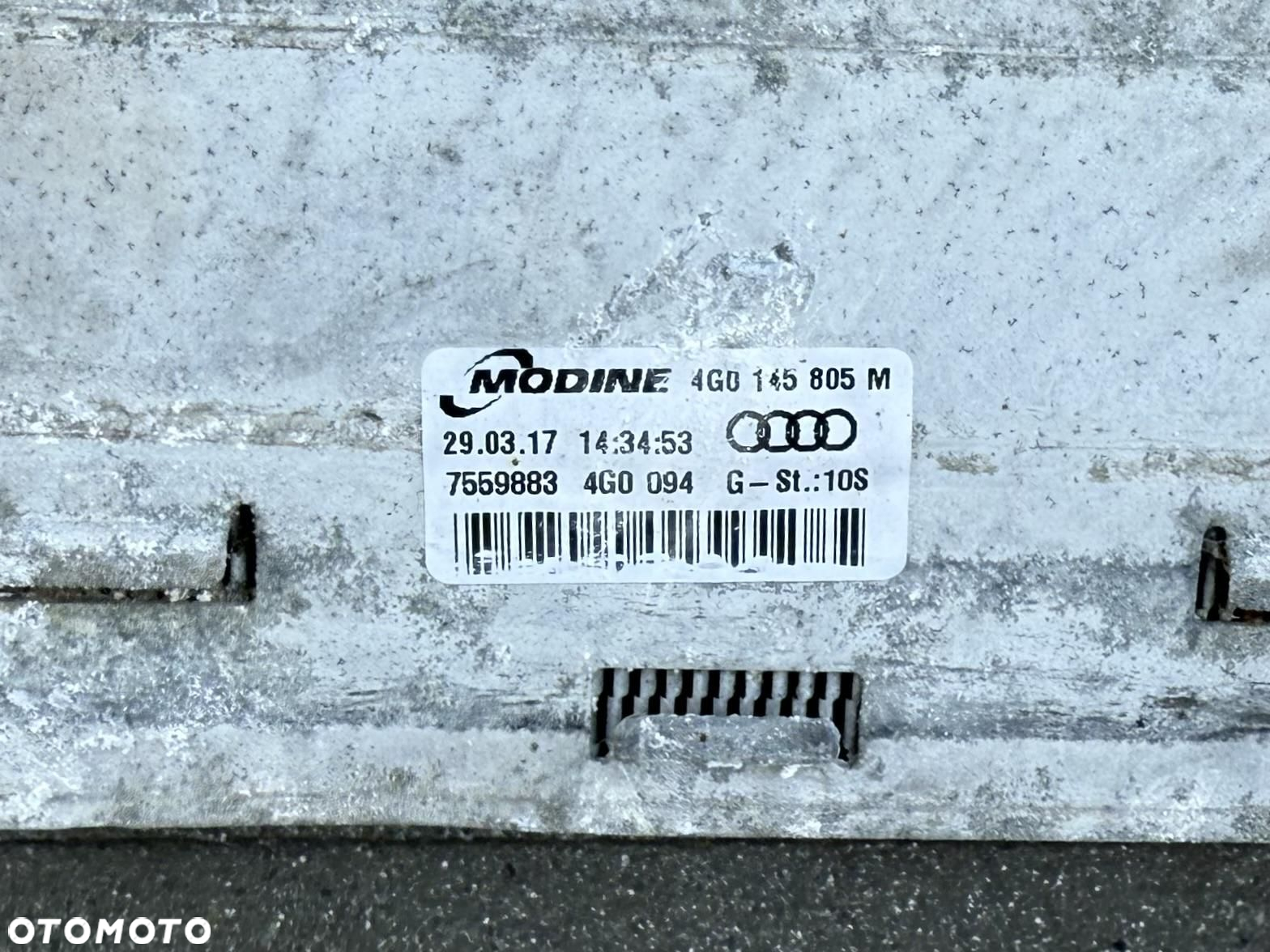 AUDI A6 C7 A7 3.0 TDI INTERCOOLER 4G0145805M - 7