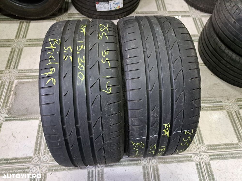 ! 2 anvelope 255/35 R19 Bridgestone runflat - 1