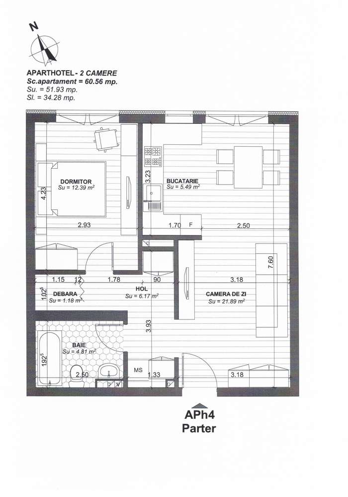 Apartament 2 camere - complex rezidential nou, Centro 2. Ultracentral — fotografia 1