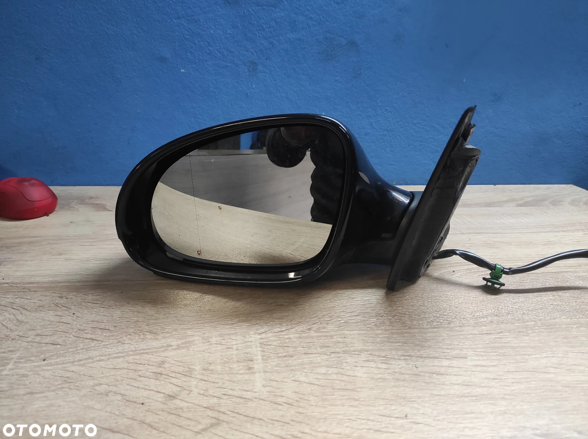 LUSTERKO LEWE BOCZNE KIEROWCY VW PASSAT B6 6 PIN ELEKTRYCZNE LC9X CZARNE WYSYŁKA !!!!! - 4