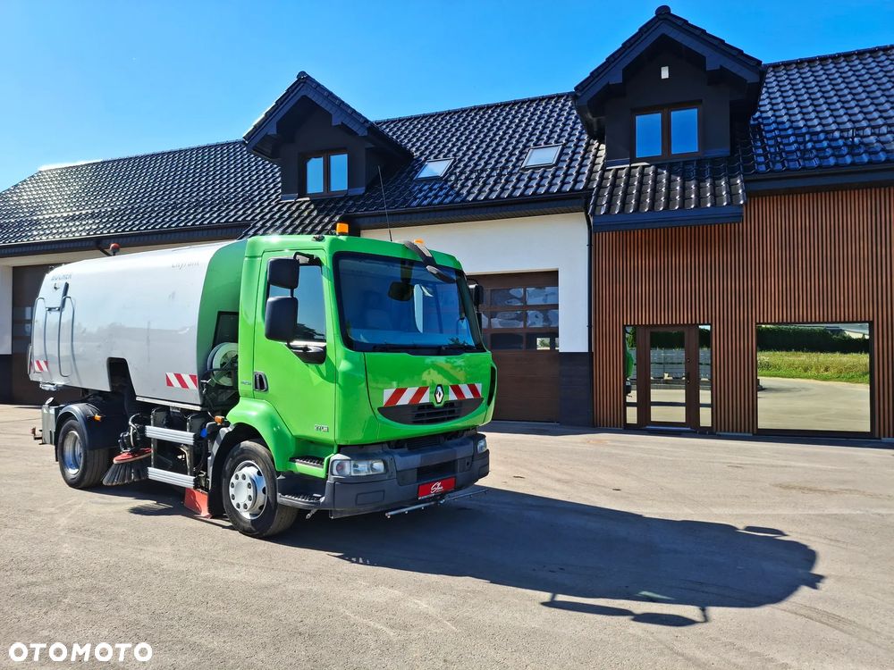 Renault Midlum 270 DXI Zamiatarka BUCHER Szczotki L/R Lewa I Prawa Strona 2 Silniki Karcher Listwa Ciśnieniowa Lanca Na Bębnie 2011r - 1
