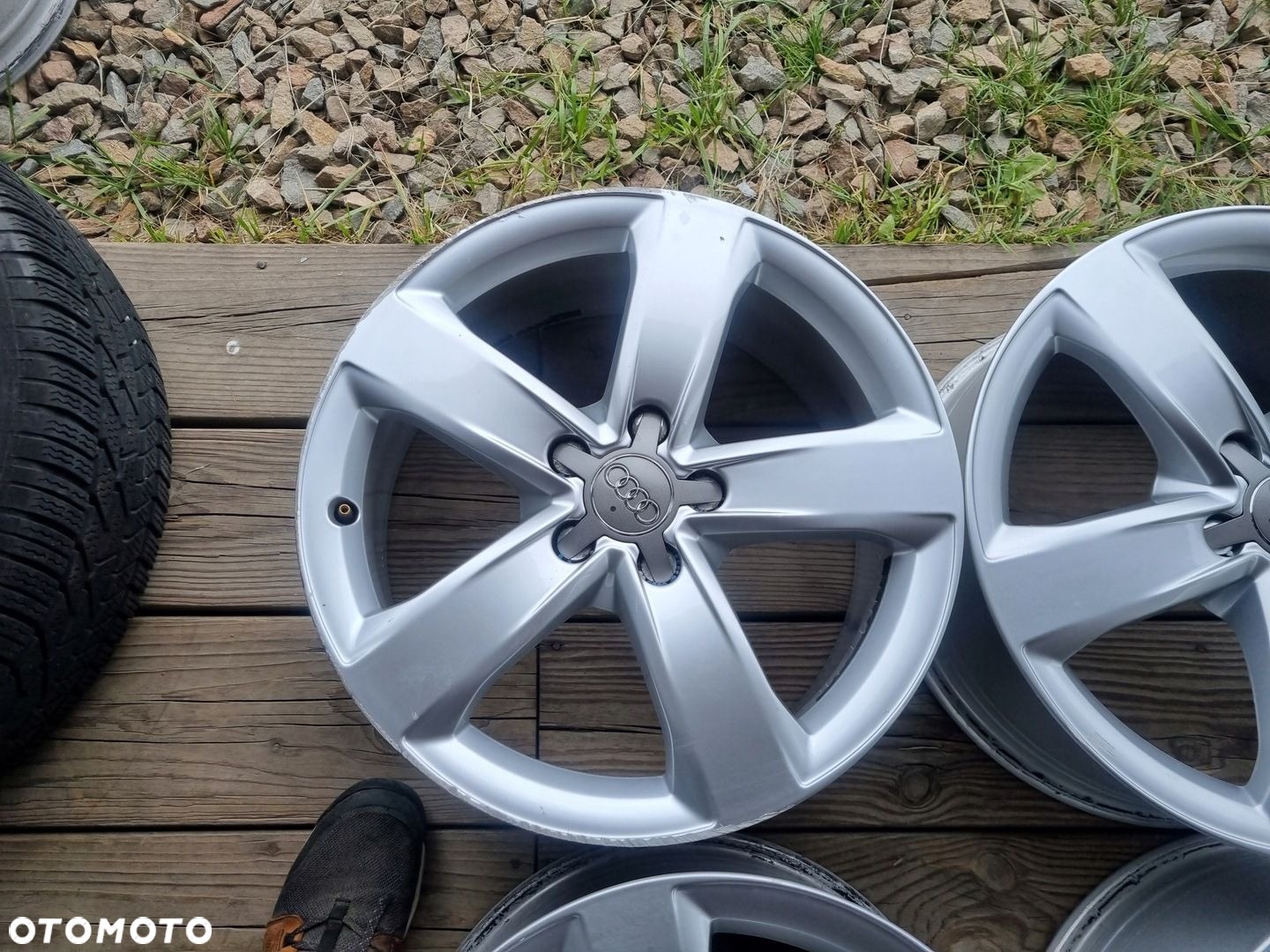 AUDI 4G0 A6 B7,A4 B8,Q5 alu 7,5X18 ET37 5X112 4szt.db stan - 5