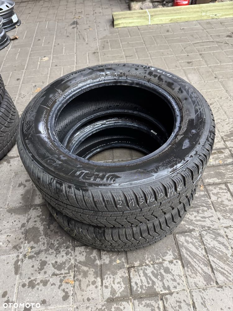 Dwie opony zimowe 215/60/16 HANKOOK Używane F-Vat - 1
