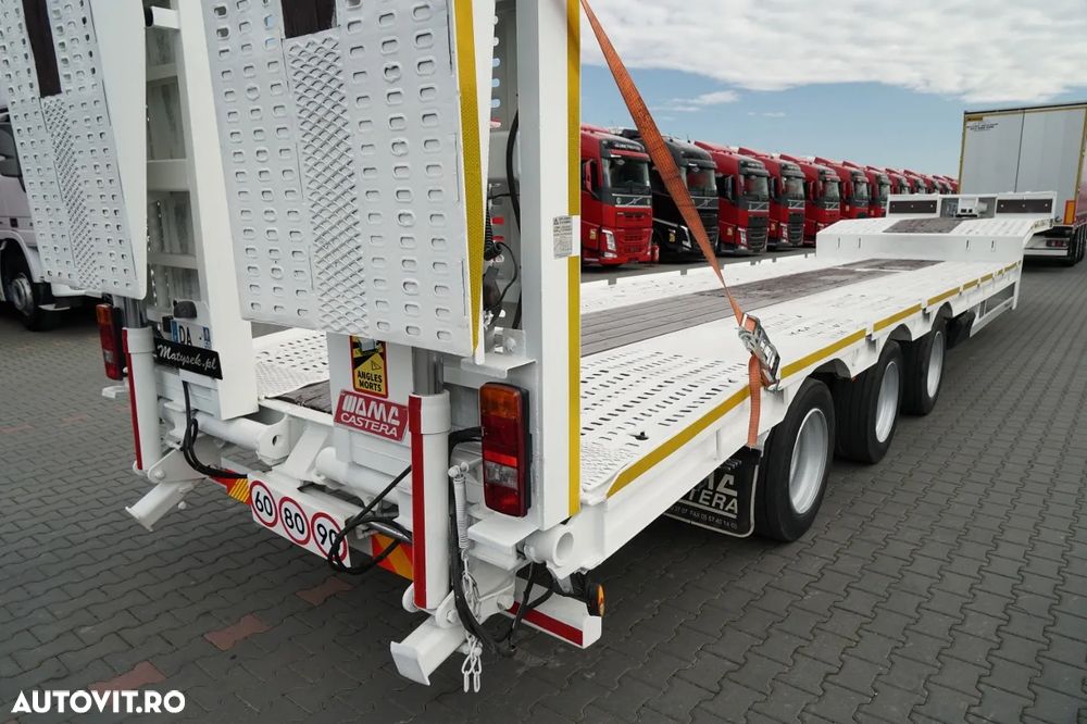 Castera REMORCA AUTO AMC CASTERA / ÎNCĂRCARE JOSĂ / 13,7 M / REDUCERE HIDRAULICĂ / REDUCERE HIDRAULICĂ / AX DE DIRECȚIE / TROLIU - 16
