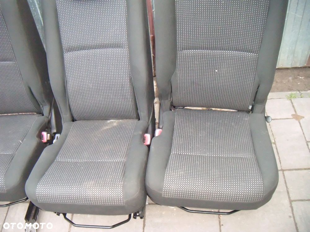 toyota corolla verso 05r komplet foteli tył+przód - 3