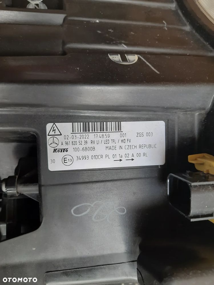 # MERCEDES ACTROS MP4 MP5 EURO 6 LAMPA REFLEKTOR LEWA PRZEDNIA LED XENON 9618205239 - 4