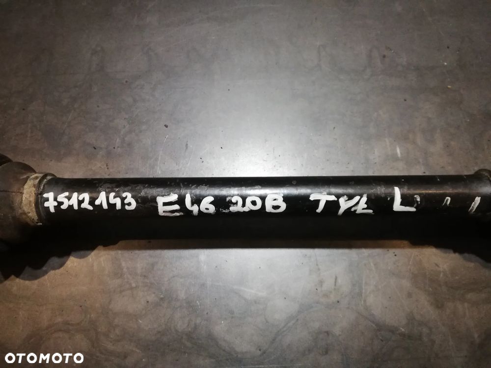 BMW E46 320d M47 PÓŁOŚ półośka tył TYLNA lewa oryginał 7512143 - 2