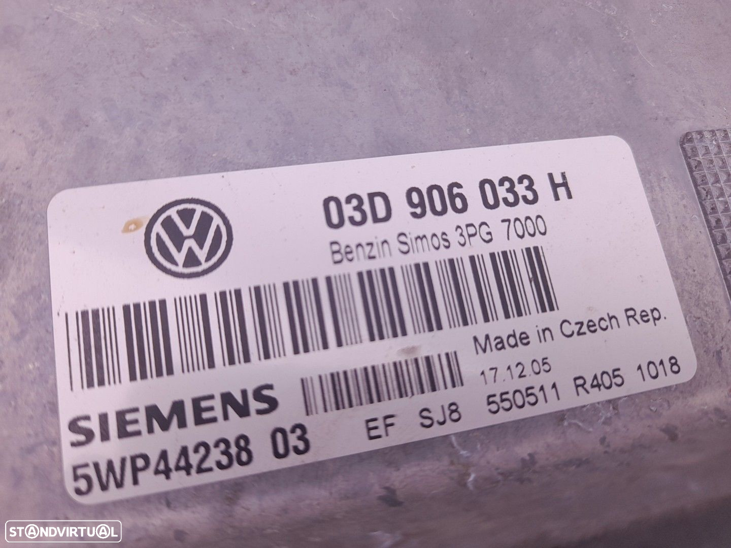Centralina motor / ECU VOLKSWAGEN Fox (5Z1, 5Z3, 5Z4) - 3
