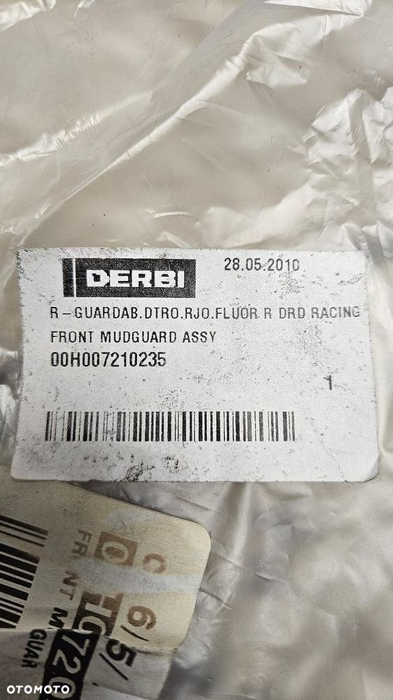 Błotnik przód Derbi Senda 50 125  00H00721021 - 9