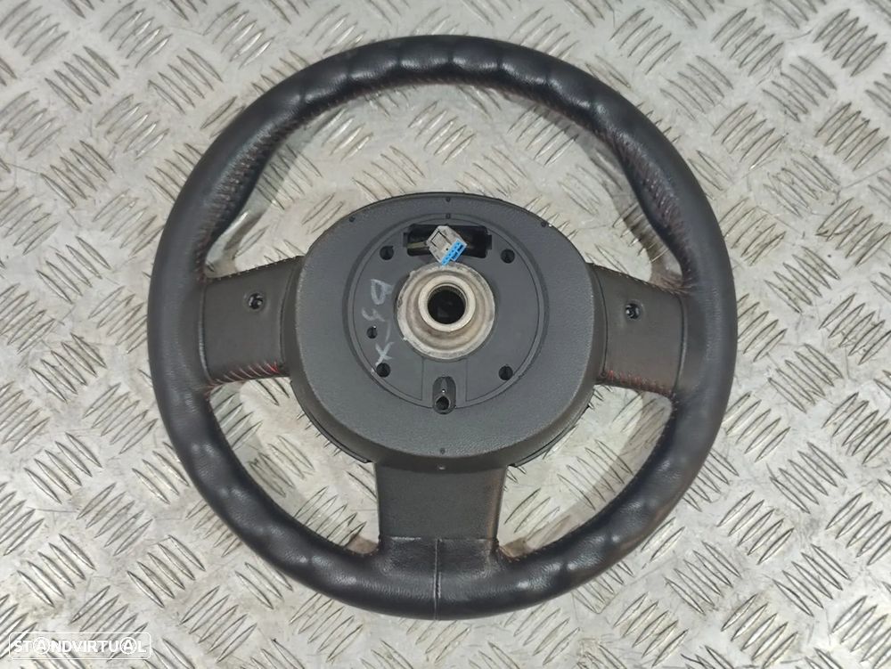 Volante completo 3 braços Mini Cooper R56 em pele com costura vermelha 6794624 - 8