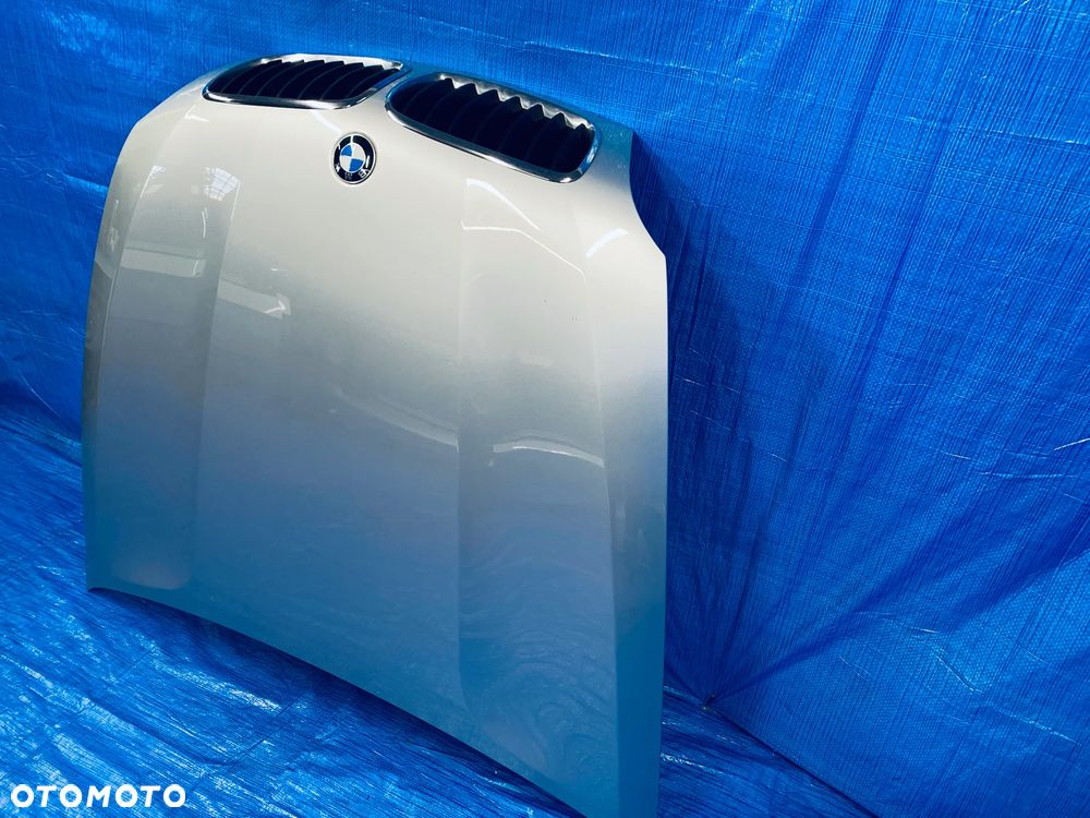 MASKA POKRYWA SILNIKA GRILL BMW X5 E70 X6 E71 LIFT ; SREBRNA LAKIER TITANSILBER 354/7 ORYGINAŁ - 11