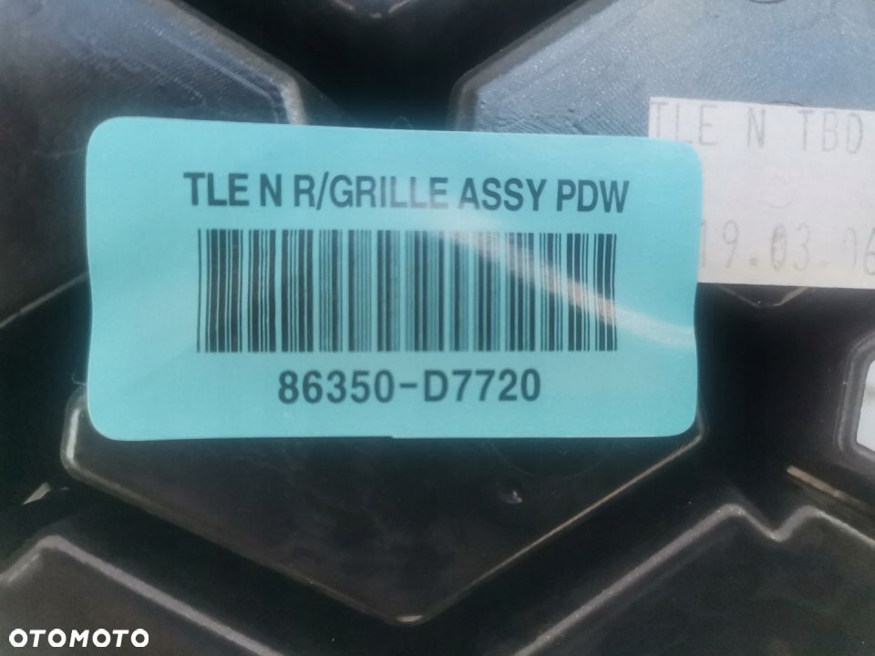 Hyundai Tucson N Lift 2018- Kamera Atrapa Grill Oryginał Nowy 86351-D7720 - 7