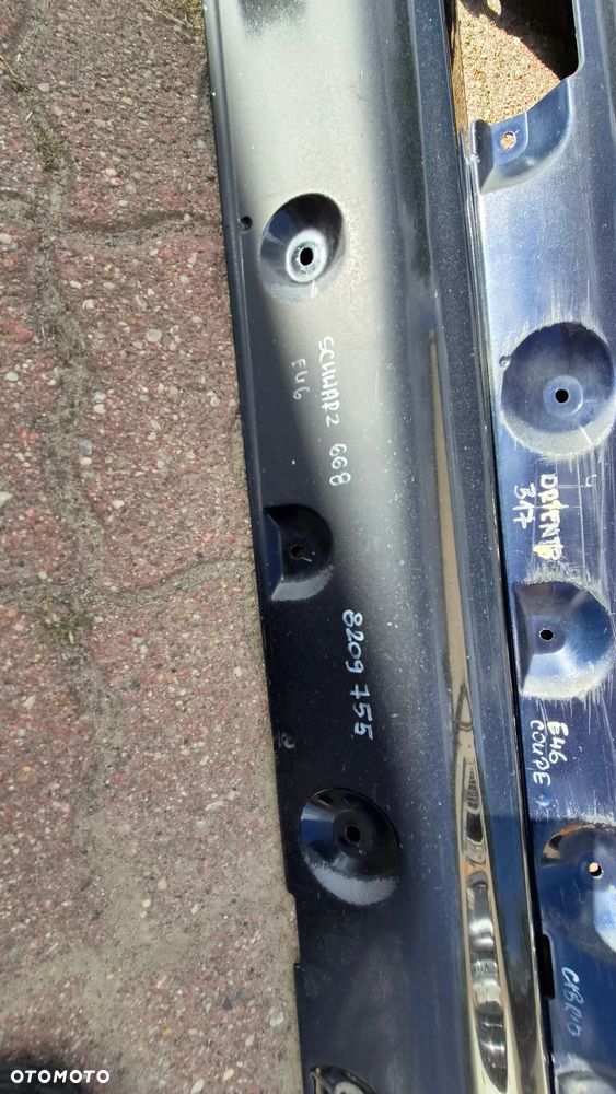 Listwa progowa zewnętrzna osłona progu nakładka lewa BMW E 46 cabrio - 6